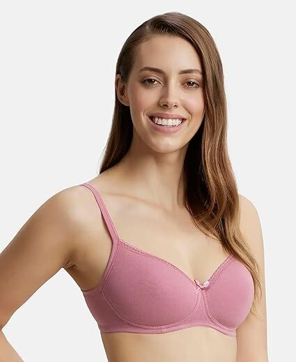 Jockey Woman Fashion Essentials Wire-Free Padded Bra 1723 Stretch Rose 32B