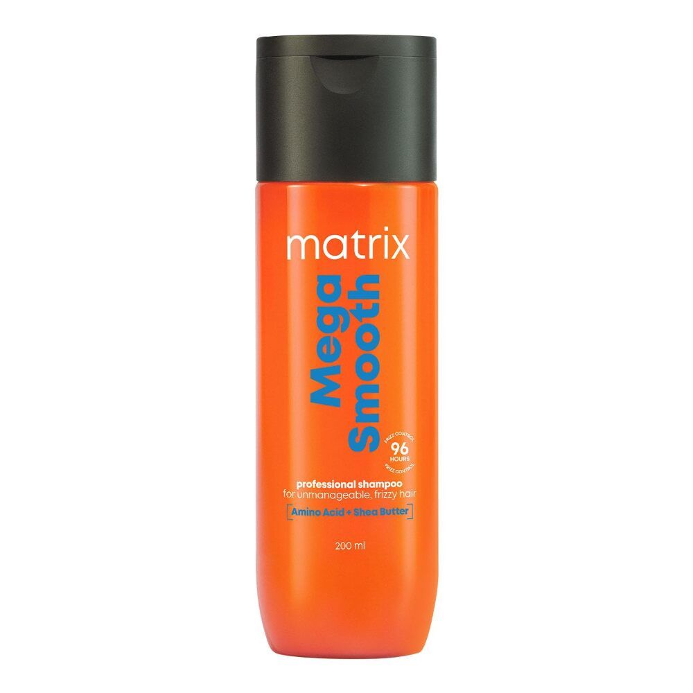 Matrix Mega Smooth Professional Shampoo Amino Acid + Shea Butter 200ml