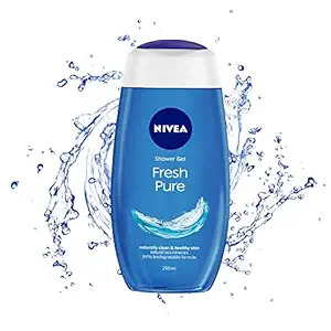 Nivea shower gel fresh pure, 250ml