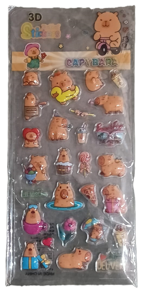3D Stereo Embossed Sticker 9.5*22CM