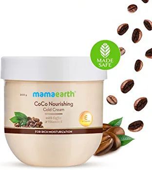 Mamaearth CoCOo Nourishing Cold Cream With Coffe and Vitamin E for Rich Moisturization 200g
