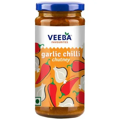 VEEBA Garlic Chilli Chutney, 250 g