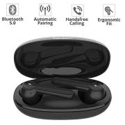 Fire-Boltt Buds 1200 True Wireless Earbuds, Auto Noise Cancellation, BT5.0, Full Smart Touch Control Bluetooth Earphones with Voice Assistance & HD Stereo Sound (Black)