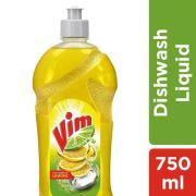 Bulk Deal - Vim Lemon Dishwash Liquid 750 ml ( Pack of 5 )