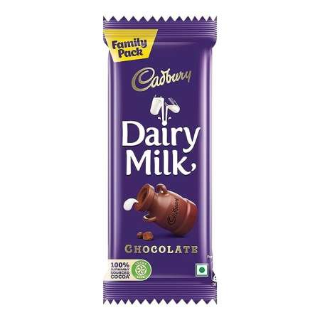 Cadbury Dairy Milk Chocolate Bar Family Pack, 134 g