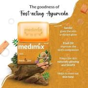 Medimix Ayurvedic Sandal Soap with Eladi Oil 125 g ( Pack of 4 )