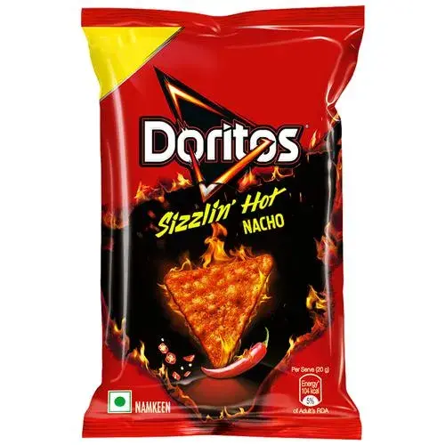 Doritos Nacho - Sizzlin' Hot, Crunchy Snack, 53 g