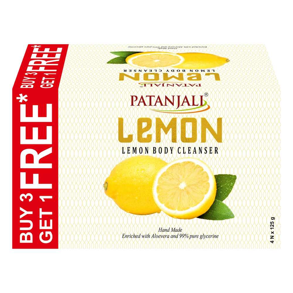 Patanjali Lemon Body Cleanser 125g Buy 3 get 1 Free