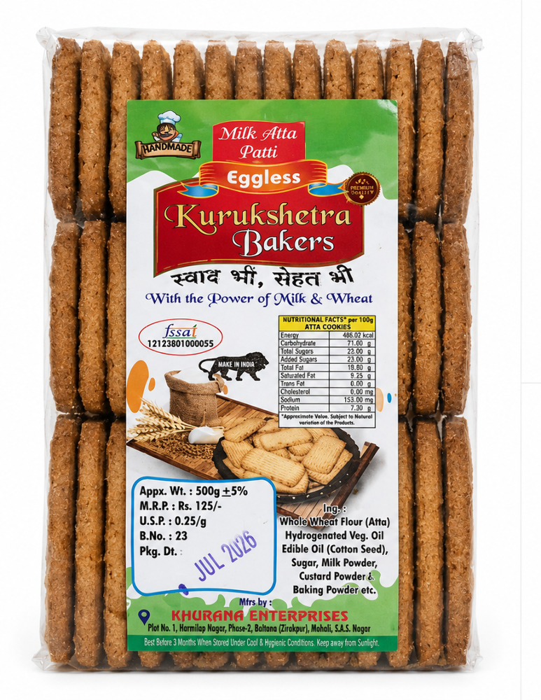 Kurukshetra Bakers With The Power Of Milk & Wheat Biscuit 500gm