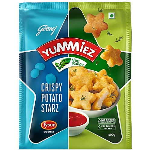 Godrej Yummiez Crispy Potato Starz, 400 g