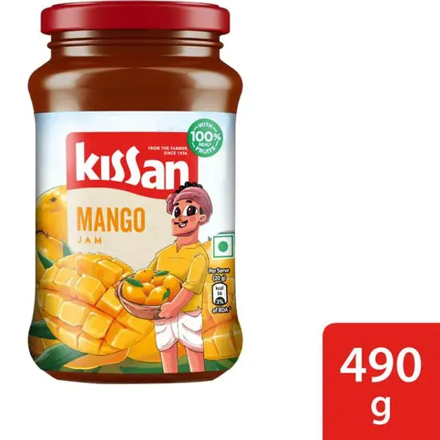 Kissan Mango Jam, 490 g