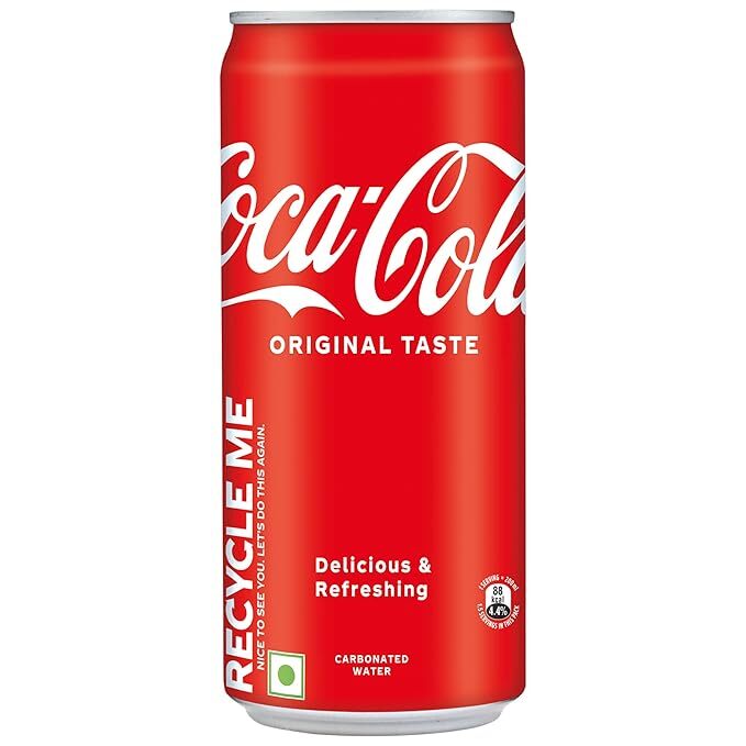 Coca-Cola Soft Drink Can, 330 Ml