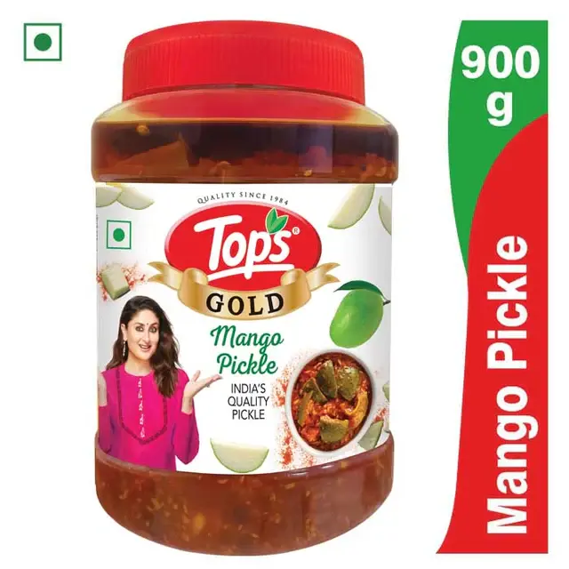 Tops Gold Mango Pickle, 900 g