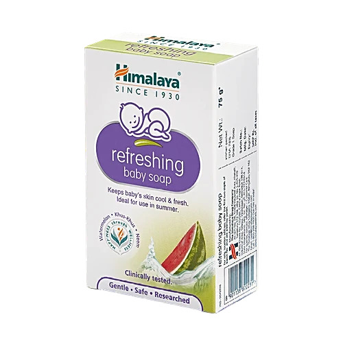 Himalaya Refreshing Baby Soap Watermelon Khus Khus Neem, 75G