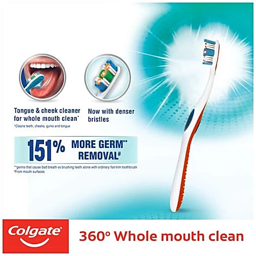 Colgate 360 Wholew Mouth Clean Toothbrush