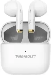 Fire-Boltt Fire Pods Ninja G201 Earbuds TWS IWP HD Calls, Quick Charge 24hrs playback Bluetooth Headset (White, True Wireless)