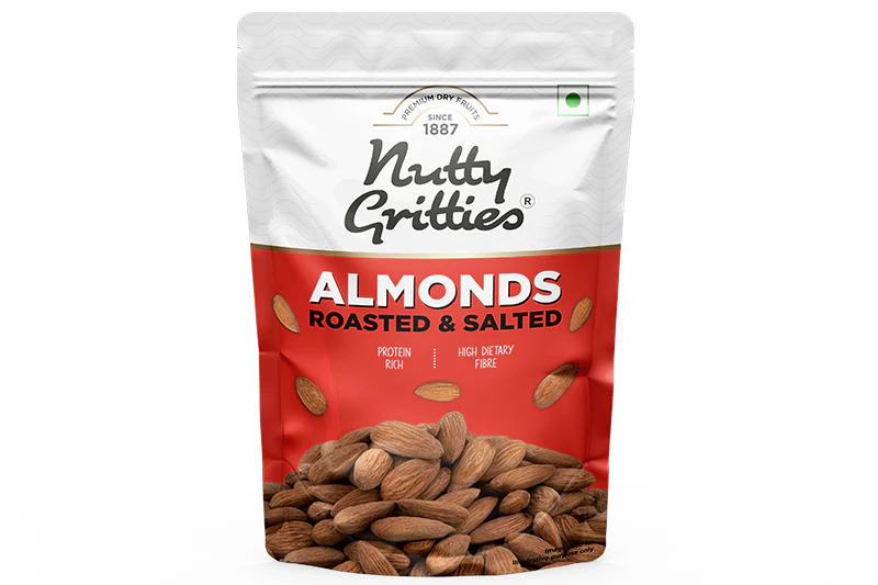 Nutty Gritties Almonds Roasted & Salted 200GM
