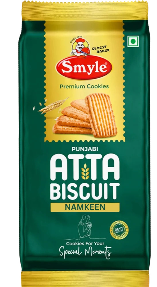 Smyle Atta Biscuit Namkeen 300gm