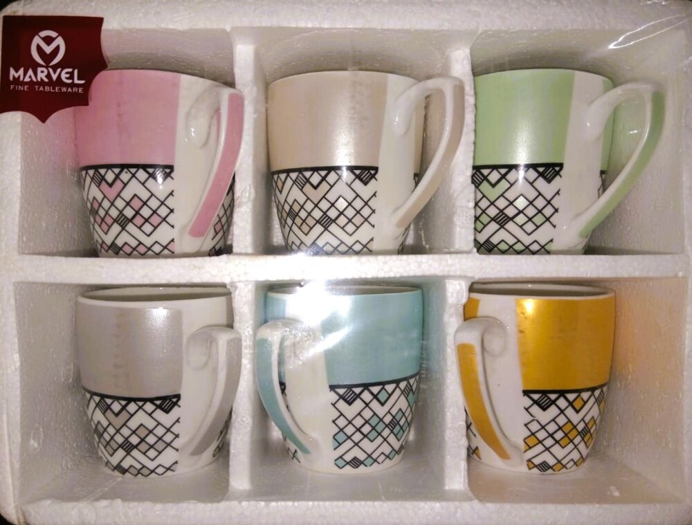 Marvel Coffee Morgan Mug 6 Pcs Carpet Series 210ml