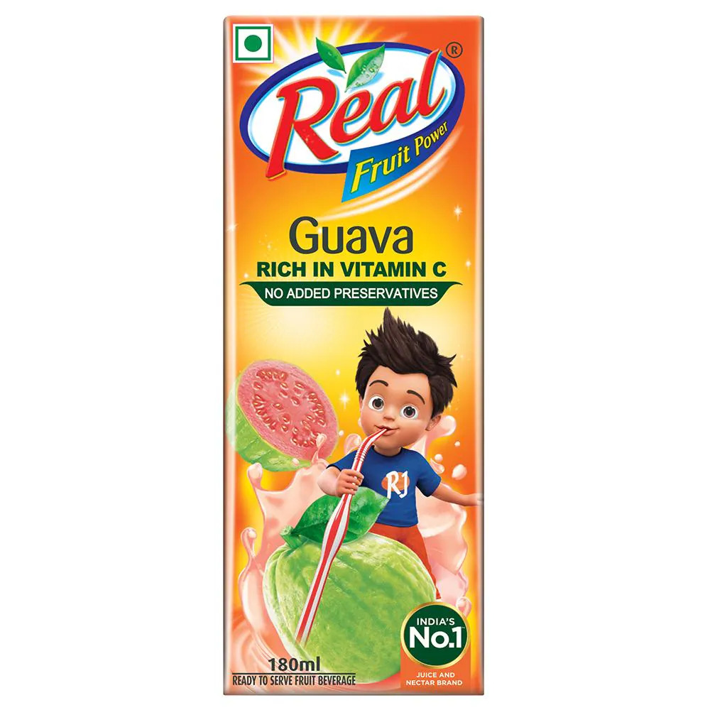 Real fruit power Guava rich in vitamin C 180ml