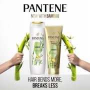 Pantene Bamboo Shampoo - Strong & Flexible, Advanced Hair Fall Solution, Protects Against Damages 340 ml