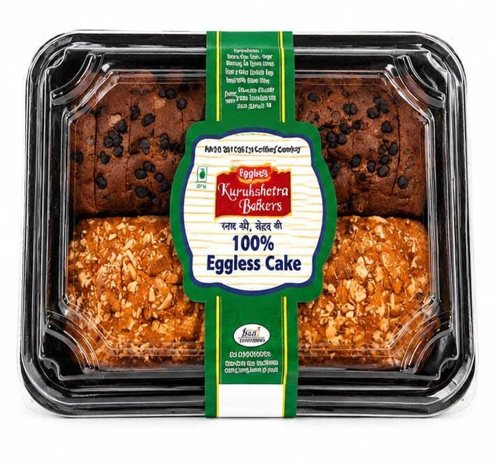 Kurukshetra Bakers 100% Eggless Cake 600gm
