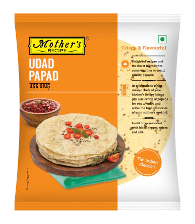 Mothers Recipe Udad Papad 180gm