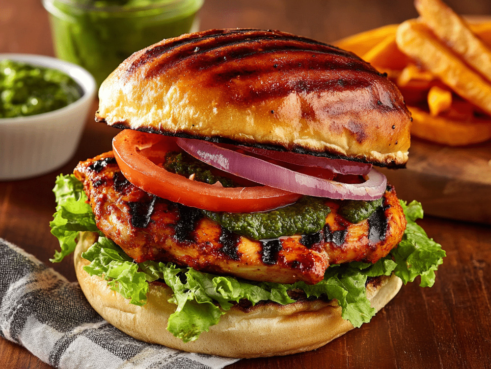 Tandoori Chicken Zinger Burger