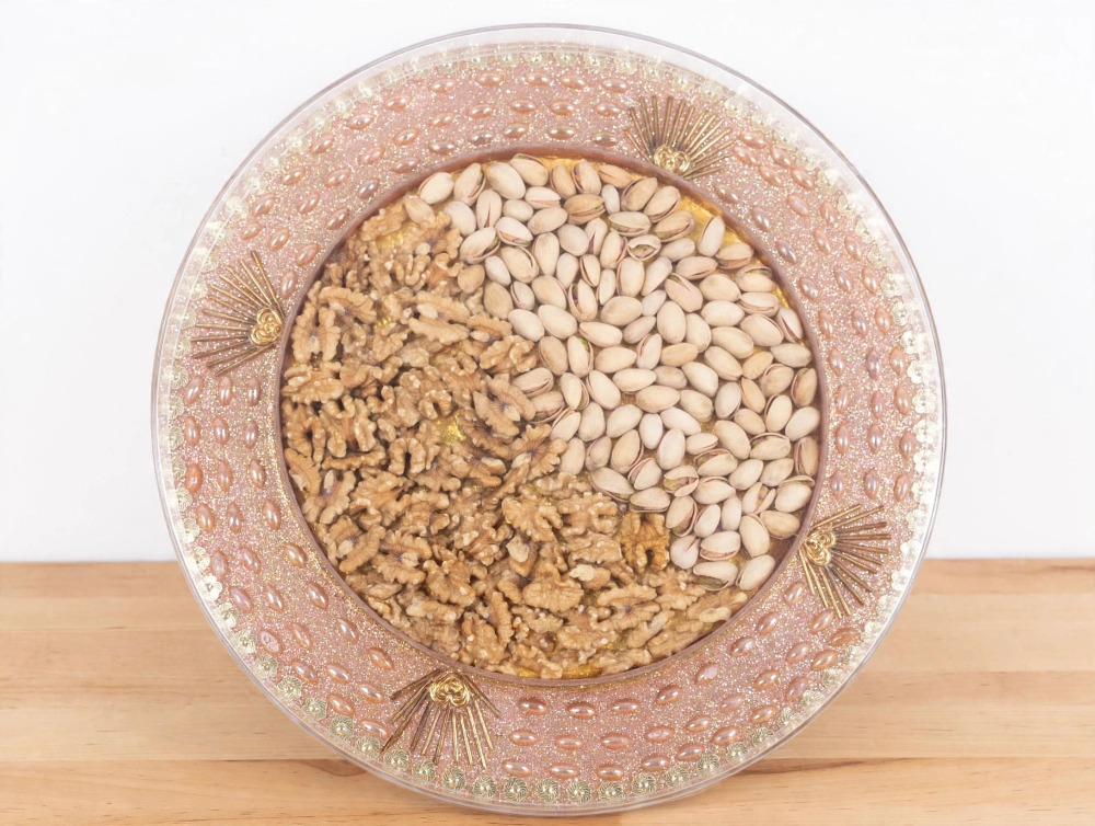 Diwali Designed Dry Fruit Gift Pack W-145g, P-150g
