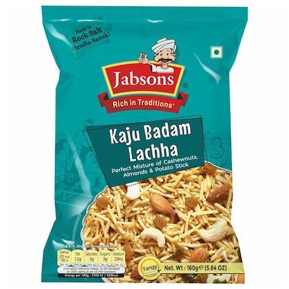 Jabsons Kaju Badam Lachha, 160 g