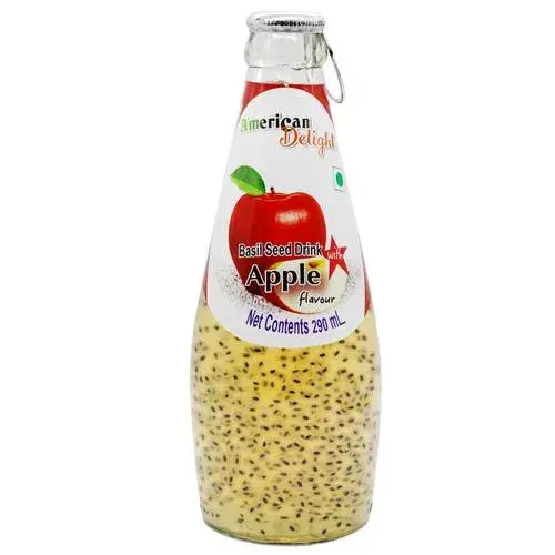 American Delight Basil Seed Drink - Apple Flavour, 300 ml