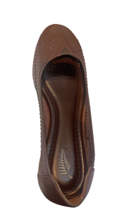 Women Brown  Flat Ballets (jutti for ladies girls)