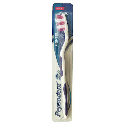 Pepsodent Fighter Medium Toothbrush 6in1 Protection