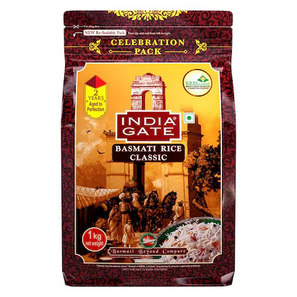 India Gate Classic Basmati Rice 1 kg
