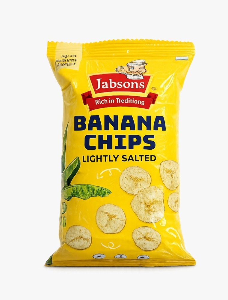Jabsons Rich In Traditions Banana Chips Lightly Salted 30gm