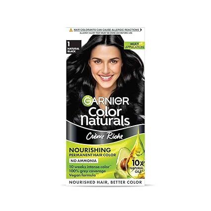 Garnier Colour Naturals Hair Colour 1 Natural Black 60 ml