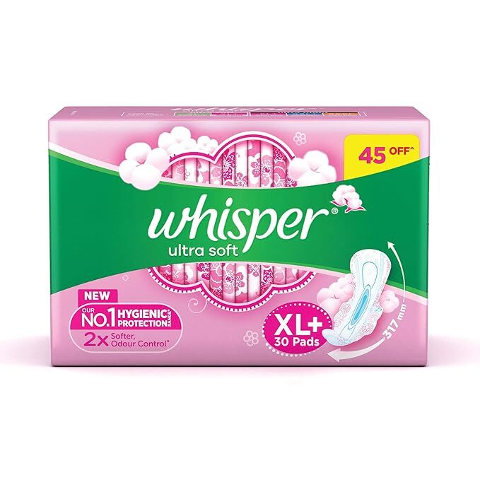 Ultra Whisper Soft XL+ 30s