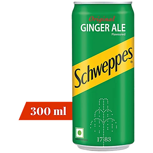 Schweppes Original Ginger Ale Flavoured Soft Drink, 300ml