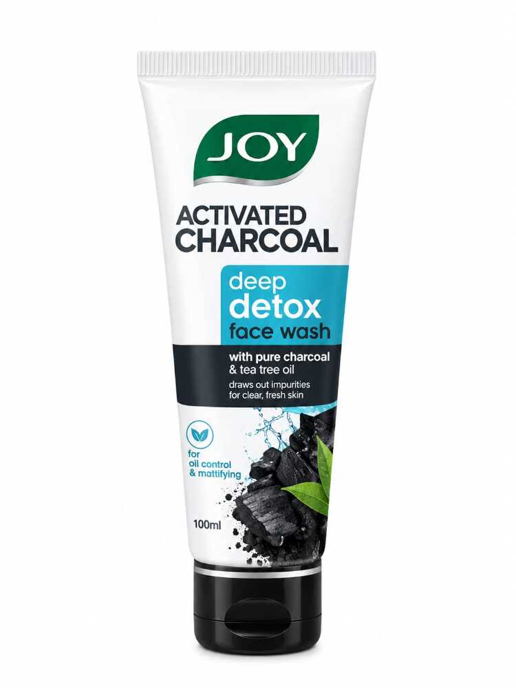 Joy Activated Charcoal Deep Detox Face Wash 50ml