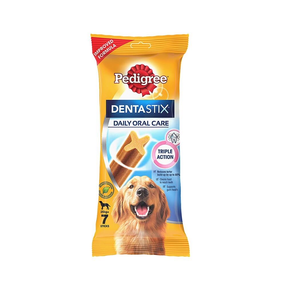 Pedigree Dentastix Adult Large Breed Oral Care Dog Treat, 270g