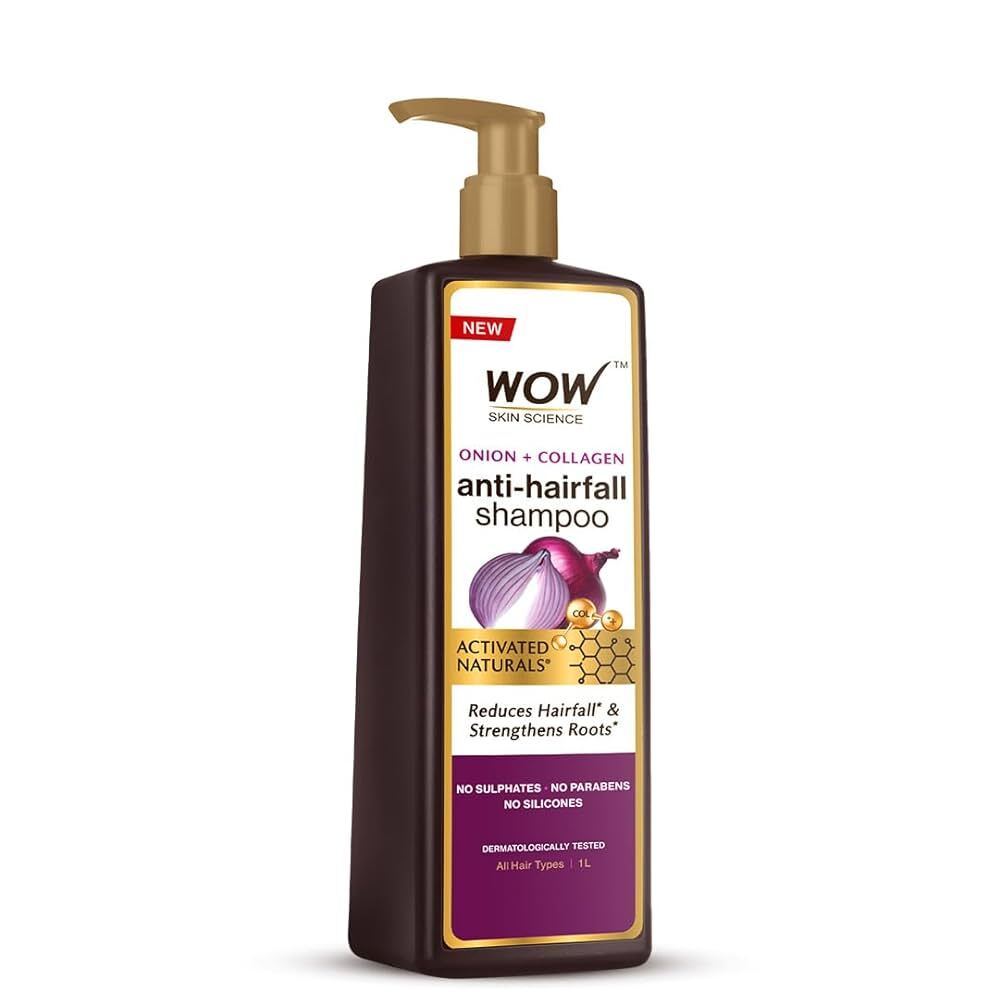 Wow Onion + Collagen Anti Hairfall Shampoo 500ml