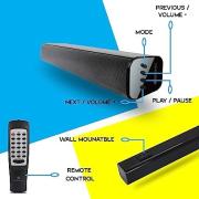 Zebronics Zeb-Juke Bar 5 Multimedia Sound Bar with Bluetooth Connectivity,USB Input and Built-in FM