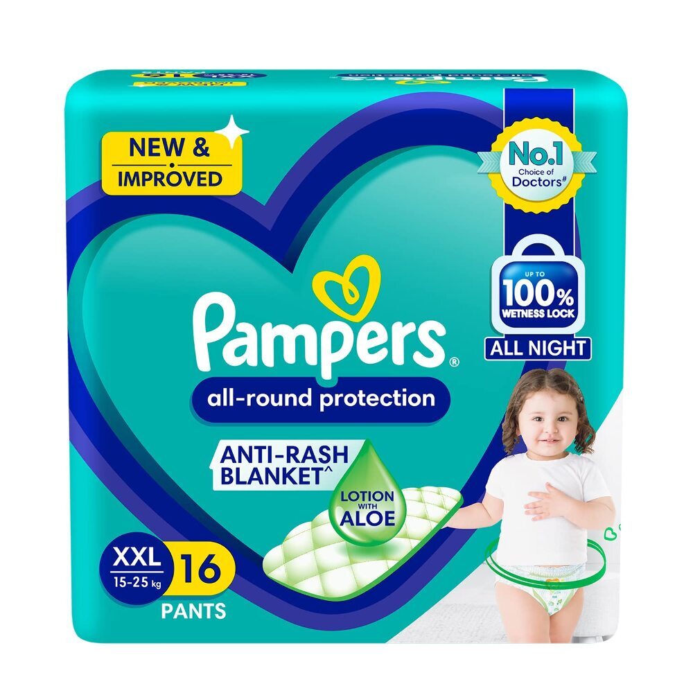 Pampers All-Round Protection Anti-Rash Blanket XXL 15-25Kg, 16Pants