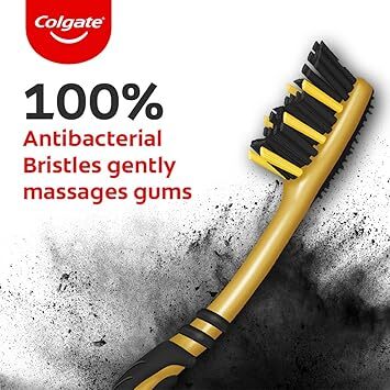 Colgate Brilliantstar Zigzag Charcoal Toothbrush 1N