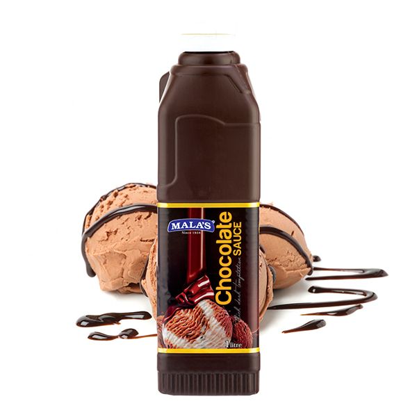 Malas chocolate thick dark temptation sauce 1L