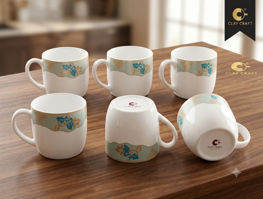 Clay Craft Coffee Mug Loriya Super Set of 6