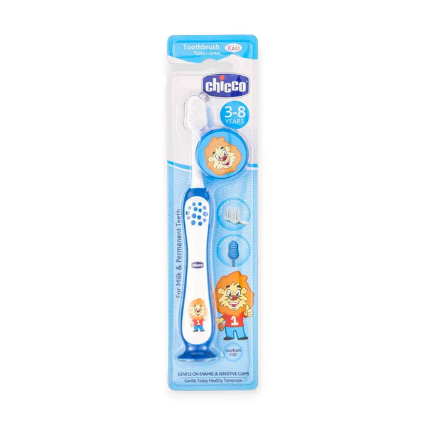 Chicco Toothbrush Spazzolino Kids 3-8 Extra Soft Tapered Bristles