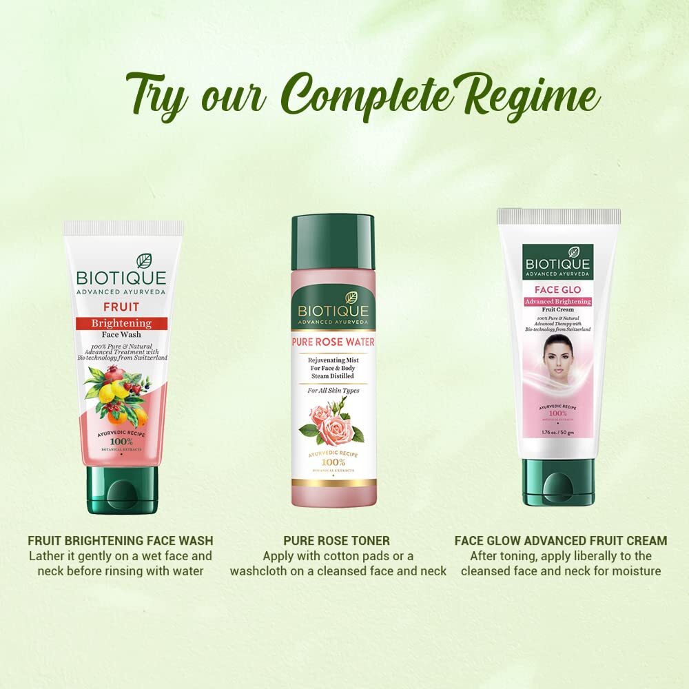 Biotique Fruit Brightening Face Wash, 100 ml