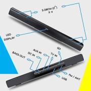 Zebronics Zeb-Juke Bar 5 Multimedia Sound Bar with Bluetooth Connectivity,USB Input and Built-in FM