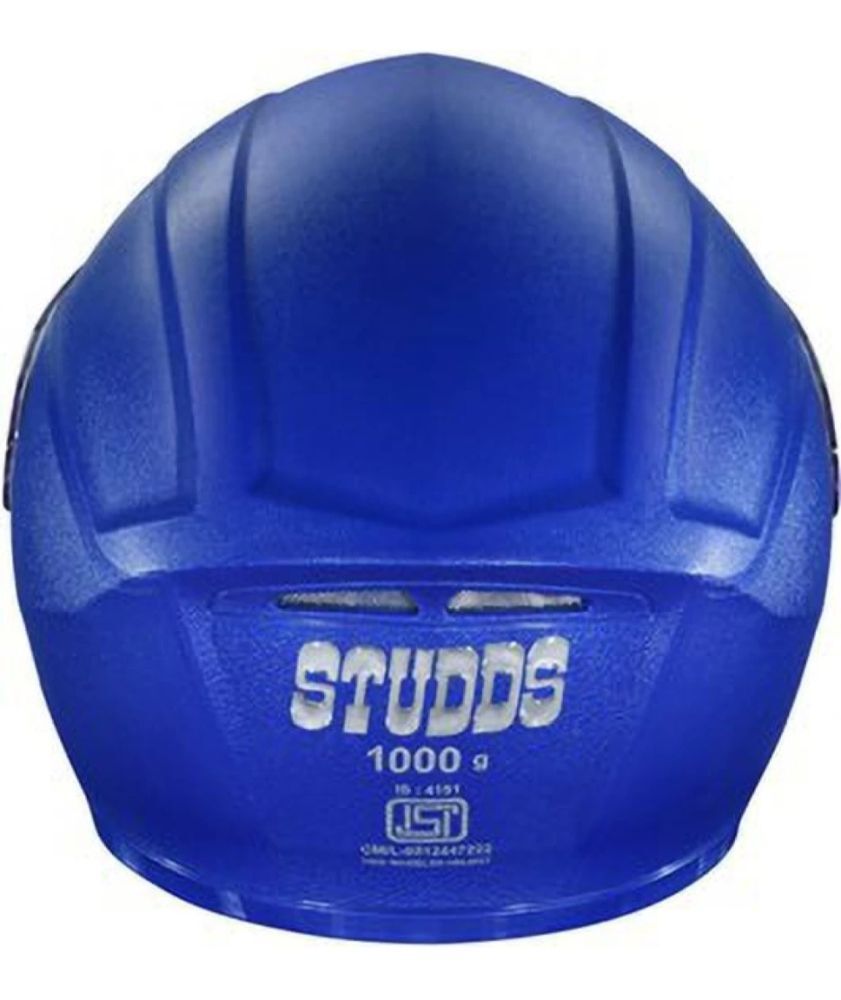 STUDDS Crest Eco Motorbike Helmet (ROYAL BLUE)